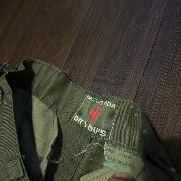 Vintage Parklands Canada Duty BDUs Green Cargo Pants - Picture 5 of 5